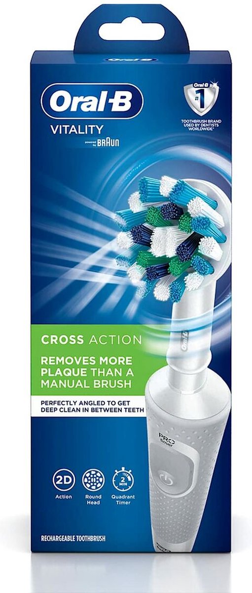 Oral-B Vitality Pro X Clean Elektrische Tandenborstel Wit