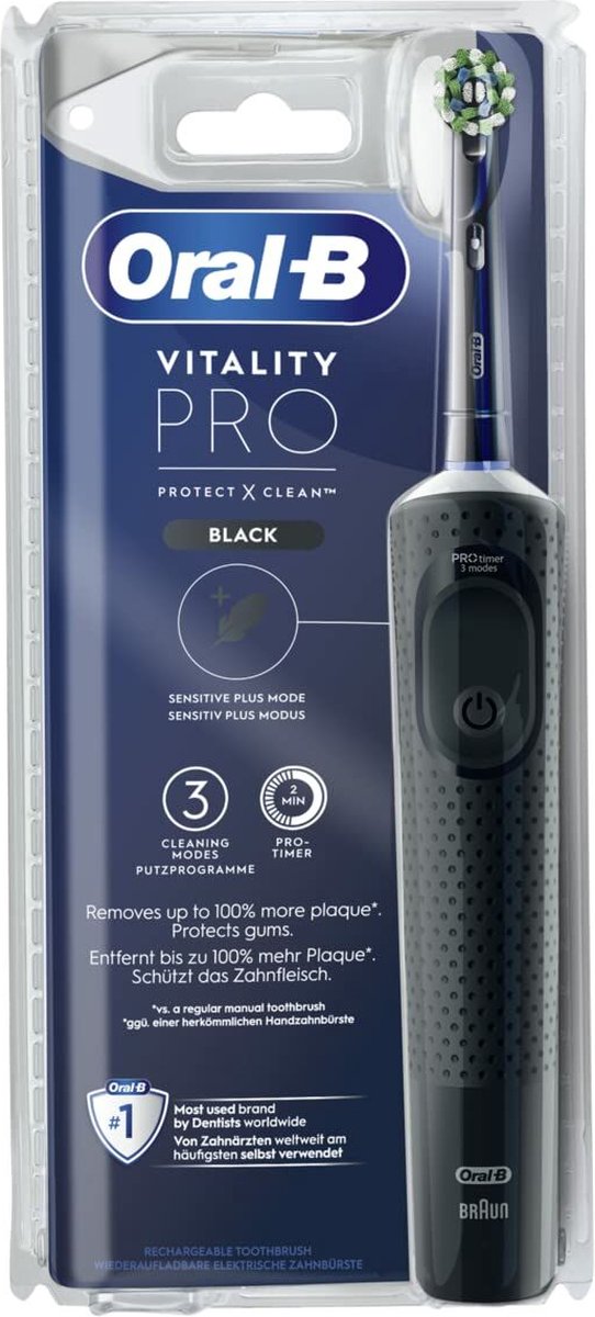 Oral-B Vitality Pro X Clean elektrische tandenborstel zwart