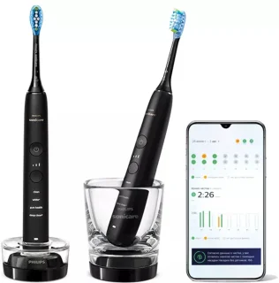 Philips DiamondClean 9000 HX9914/54 Elektrische tandenborstel zwart duo