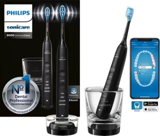 Philips DiamondClean 9000 HX9914/54 Elektrische tandenborstel zwart duo