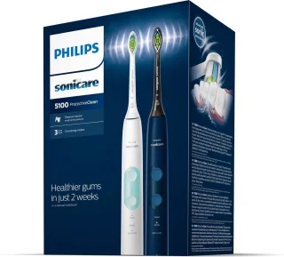 Philips HX6851/34 5100 Series Sonische Tandenborstel Wit/Blauw