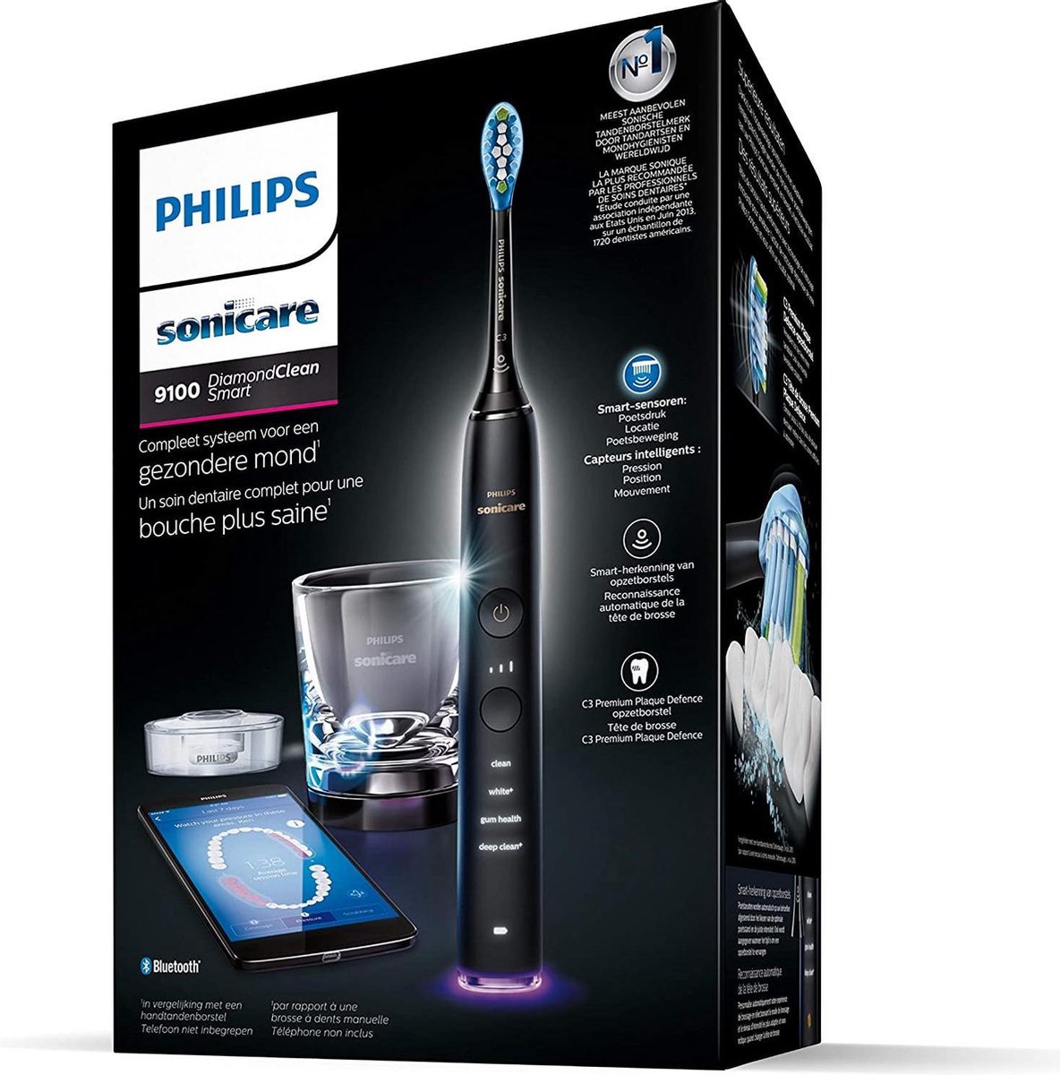 Philips HX9901/13 sonische tandenborstel zwart
