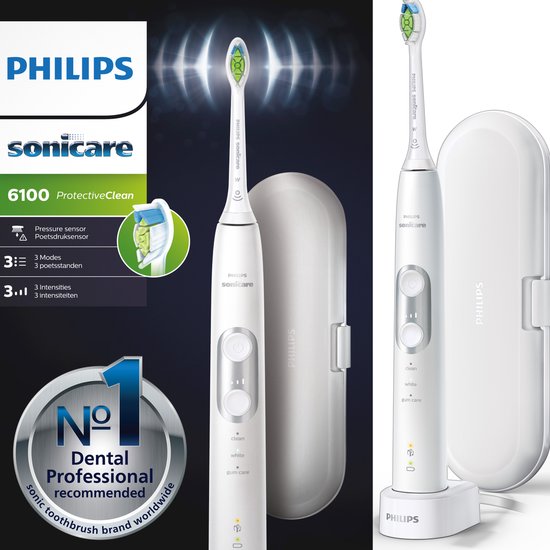 Philips ProtectiveClean 6100 HX6877/28 elektrische tandenborstel
