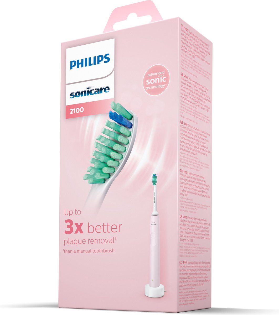 Philips Sonicare 2100 Series Elektrische Tandenborstel HX3651/11 Roze