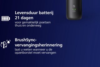 Philips Sonicare 5300 HX7101/02 Elektrische Tandenborstel Zwart