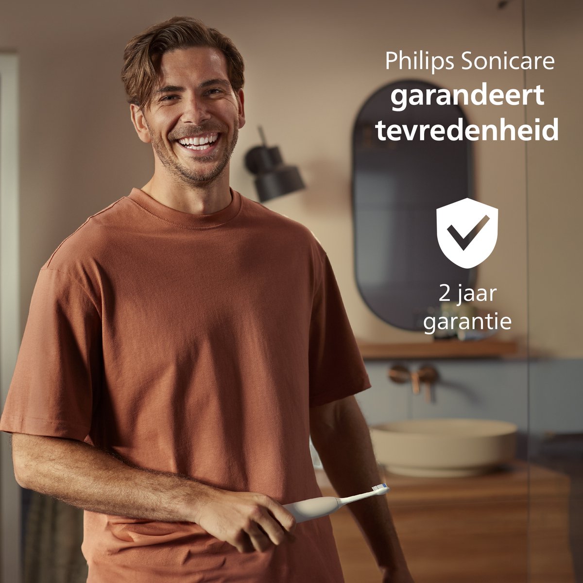 Philips Sonicare 5300 HX7108/02 Elektrische Tandenborstel Wit