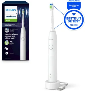 Philips Sonicare 5300 Series HX7108/01 Elektrische Tandenborstel Wit