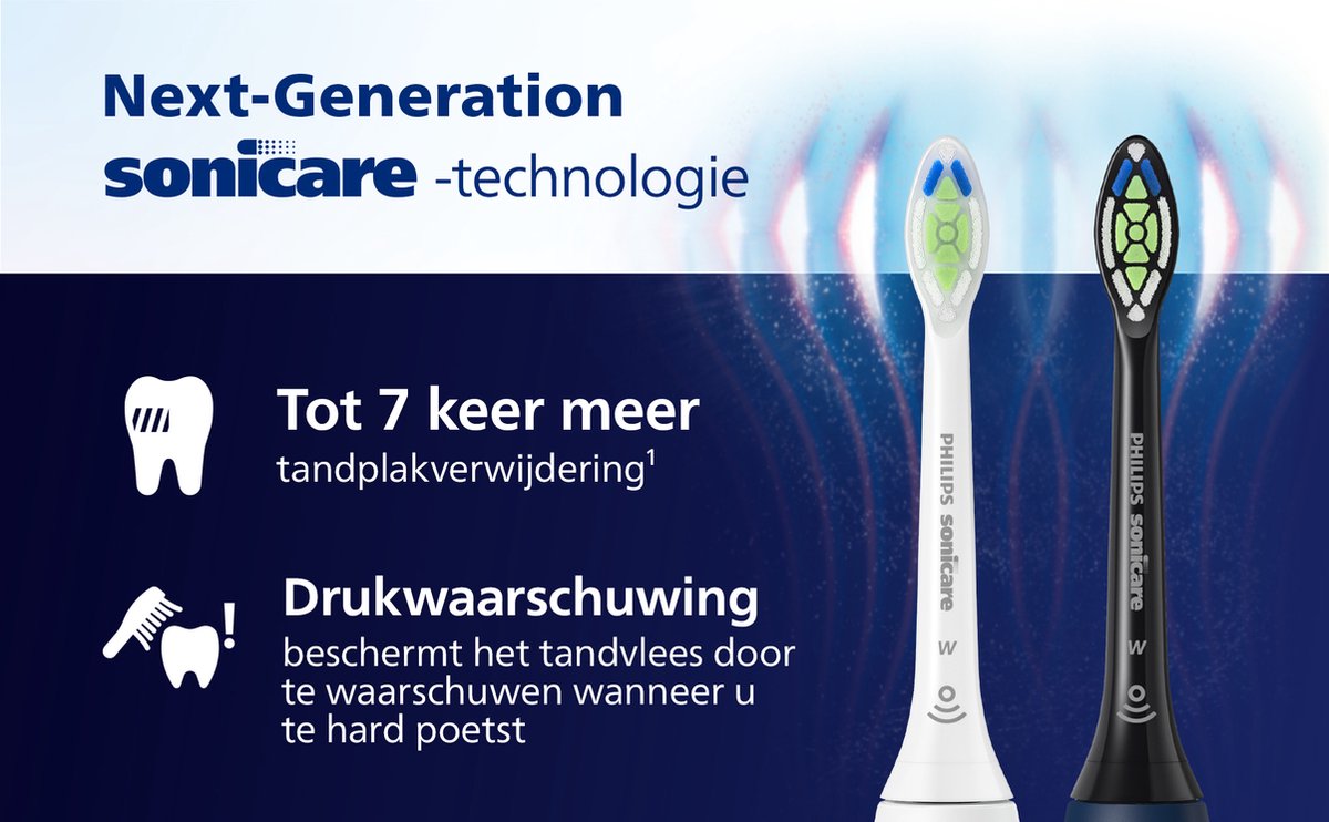 Philips Sonicare 5300 Series HX7108/01 Elektrische Tandenborstel Wit