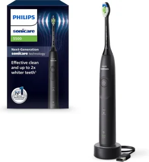 Philips Sonicare 5500 HX7111/01 Elektrische Tandenborstel Zwart