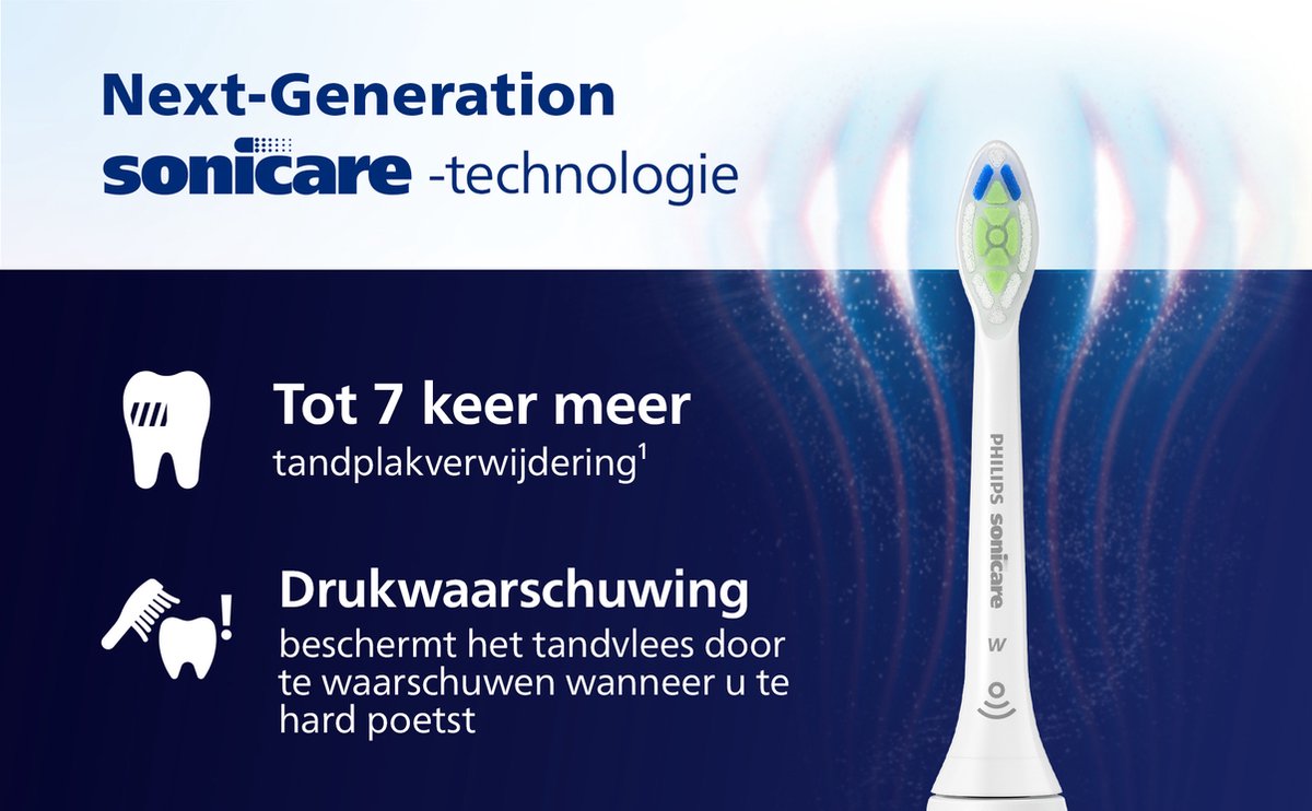 Philips Sonicare 5500 Series Elektrische Tandenborstel HX7110/01 Wit