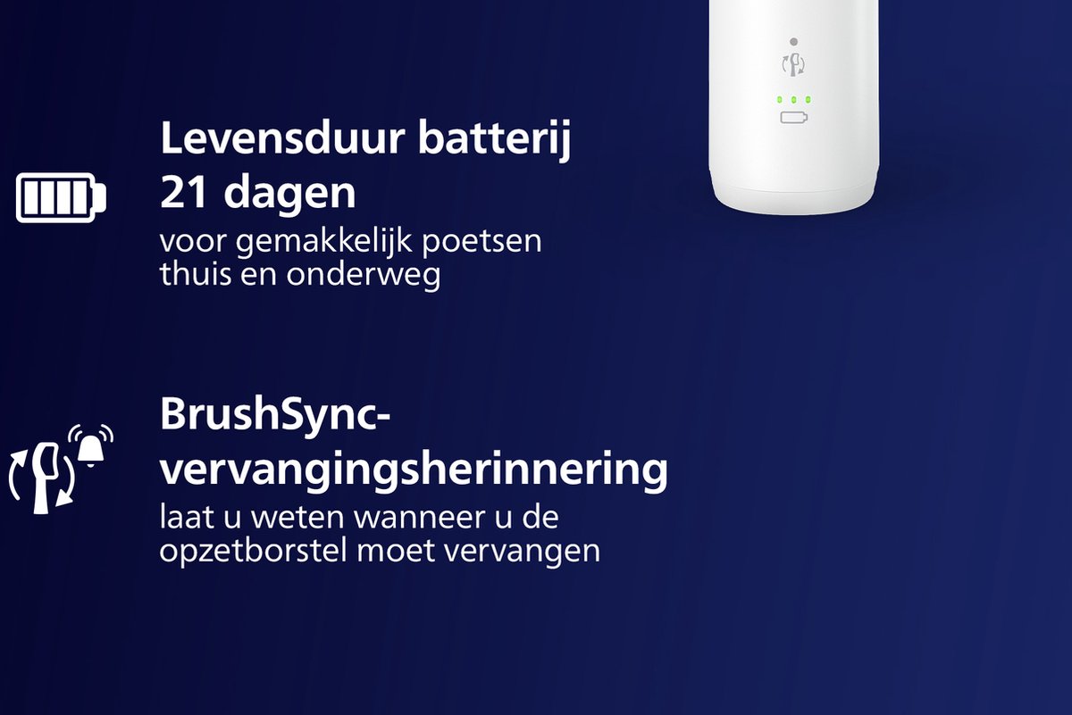 Philips Sonicare 5500 Series Elektrische Tandenborstel HX7110/01 Wit