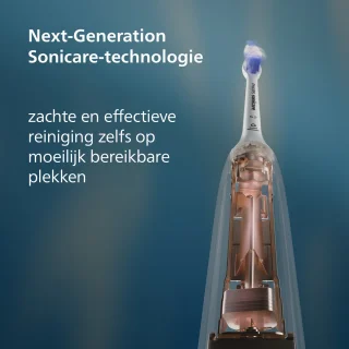 Philips Sonicare 6100 Elektrische tandenborstel – Lichtblauw (HX7406/01)
