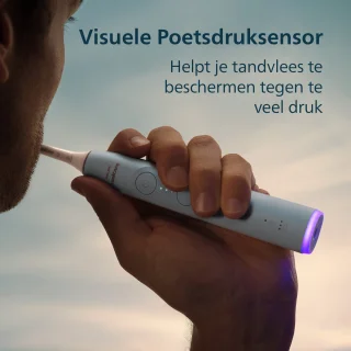 Philips Sonicare 6100 Elektrische tandenborstel – Lichtblauw (HX7406/01)