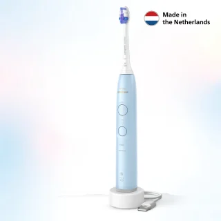 Philips Sonicare 6100 Elektrische tandenborstel – Lichtblauw (HX7406/01)