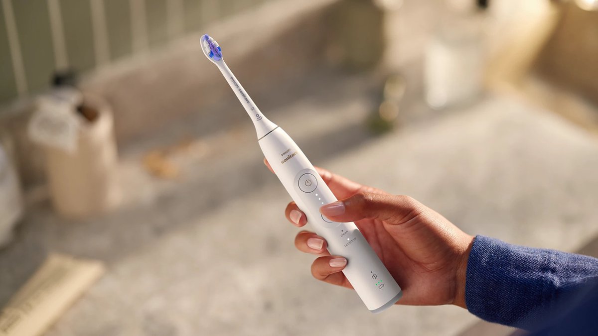 Philips Sonicare 6100 HX7400/02 elektrische tandenborstel wit