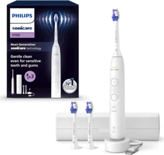 Philips Sonicare 6100 HX7400/02 elektrische tandenborstel wit
