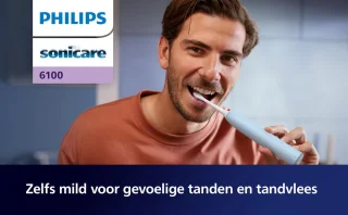 Philips Sonicare 6100 HX7406/02 Elektrische Tandenborstel Lichtblauw