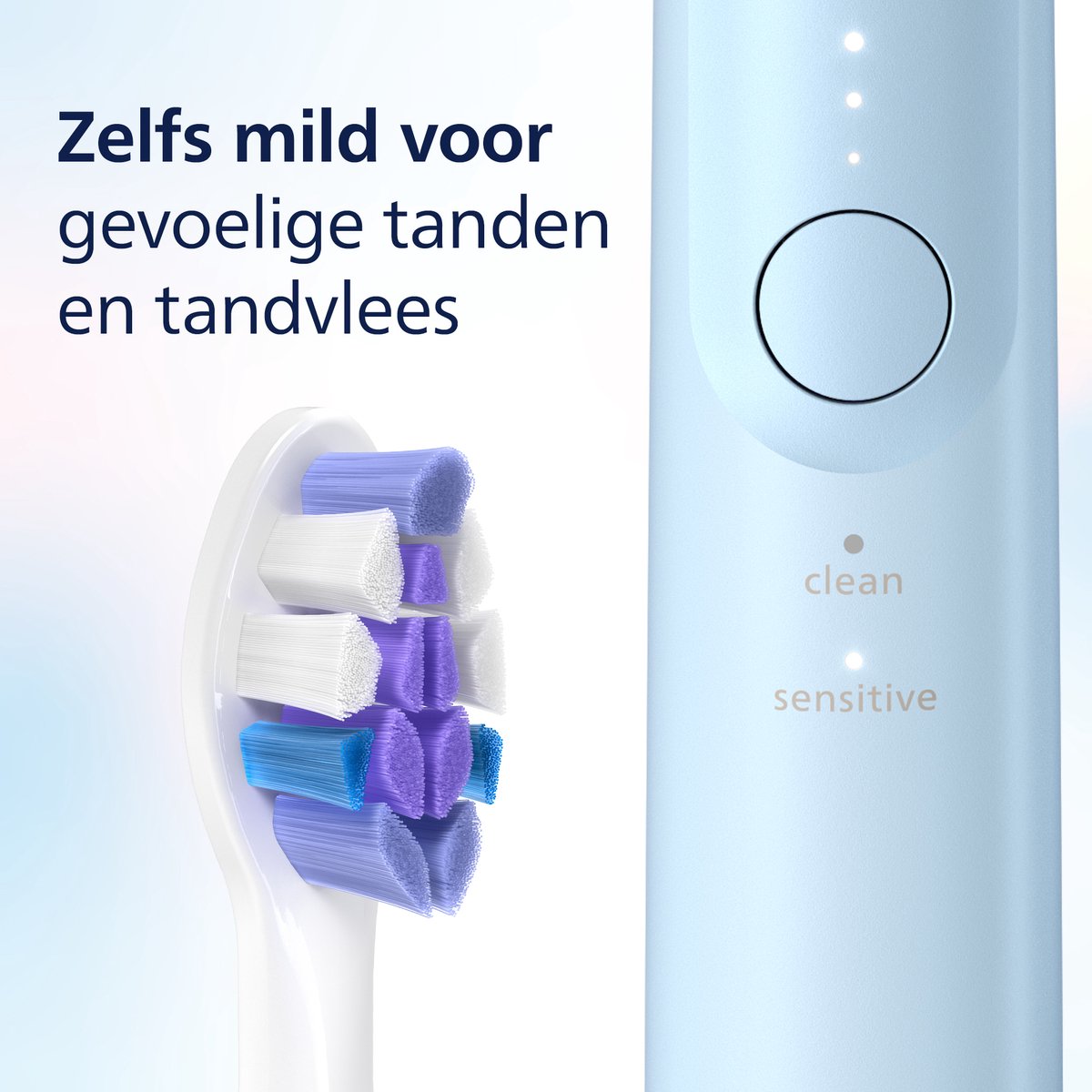 Philips Sonicare 6100 HX7406/02 Elektrische Tandenborstel Lichtblauw