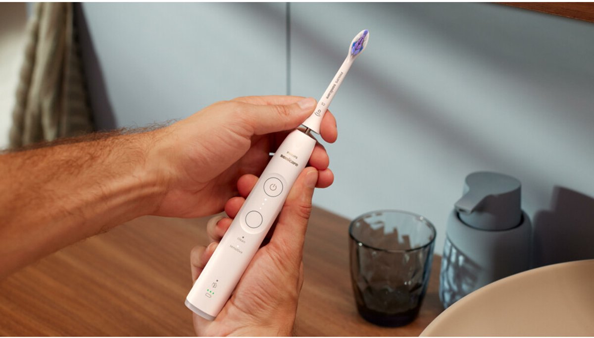 Philips Sonicare 6100 Series HX7400/01 Elektrische tandenborstel Wit
