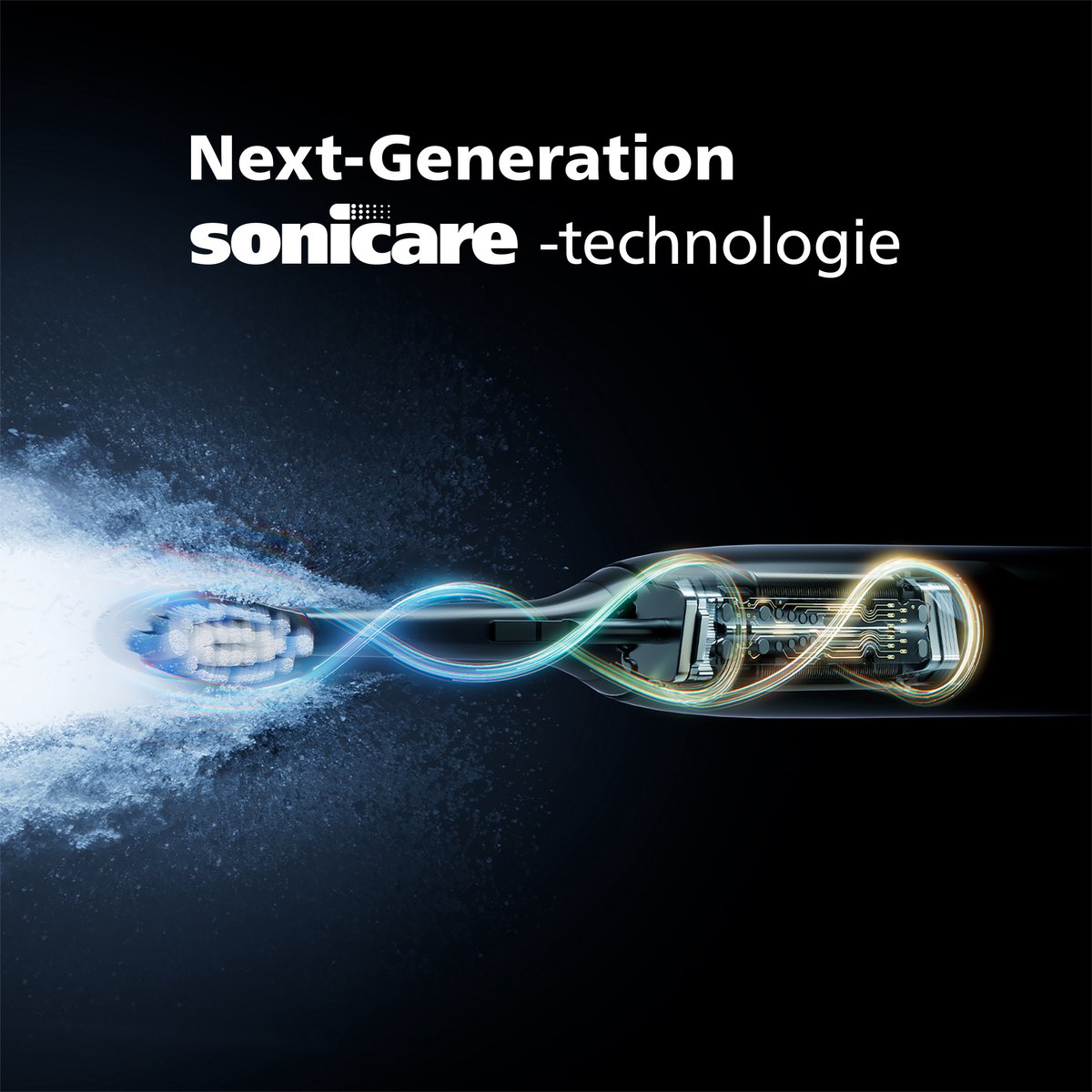 Philips Sonicare 6100 Series HX7400/01 Elektrische tandenborstel Wit