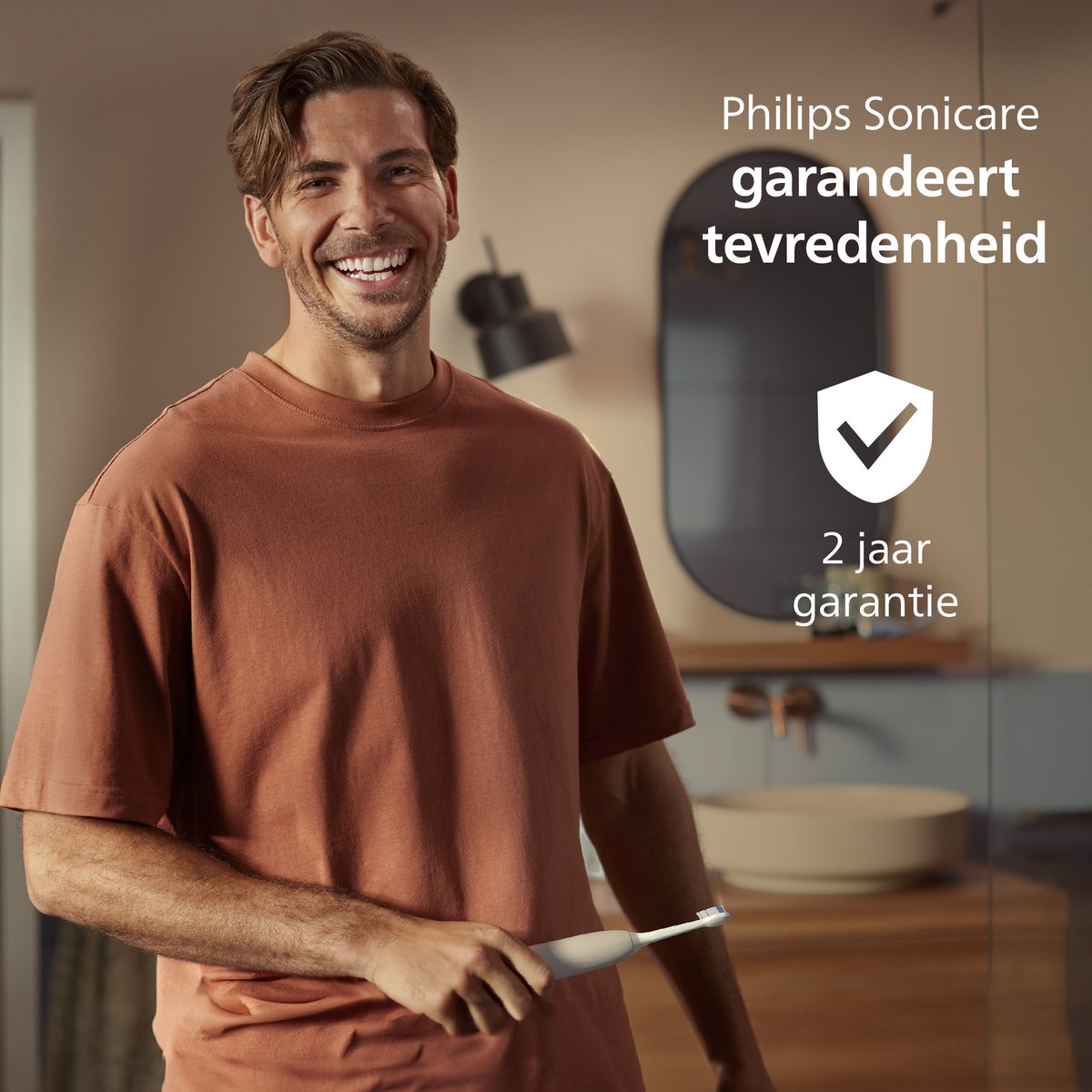 Philips Sonicare 6100 Series HX7400/01 Elektrische tandenborstel Wit