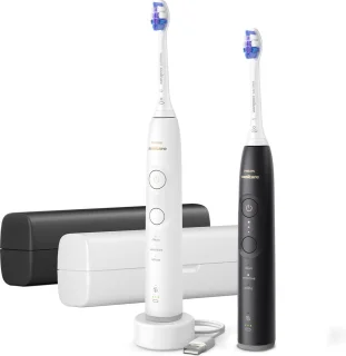 Philips Sonicare 6500 Series HX7419/01 Elektrische Tandenborstel Duopack Zwart & Wit