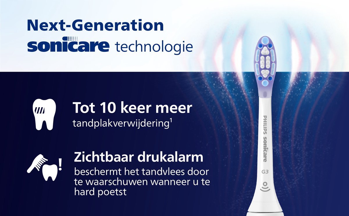 Philips Sonicare 7100 Elektrische Tandenborstel HX7420/01 Wit