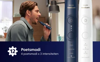 Philips Sonicare 7100 HX7429/01 Elektrische Tandenborstel Duo Wit Blauw