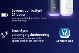 Philips Sonicare 7100 Series HX7429/02 Duo Wit & Zwart