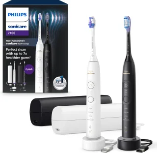 Philips Sonicare 7100 Series HX7429/02 Duo Wit & Zwart