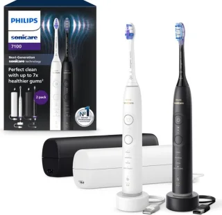 Philips Sonicare 7100 Series HX7429/02 Duo Wit & Zwart