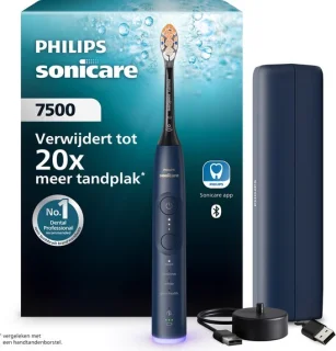 Philips Sonicare 7500 Series elektrische tandenborstel - donkerblauw