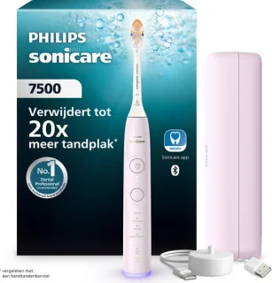 Philips Sonicare 7500 Series elektrische tandenborstel - Roze - HX7422/05