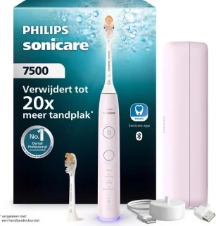 Philips Sonicare 7500 Series elektrische tandenborstel - Roze (HX7422/06)