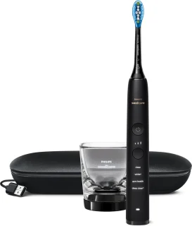 Philips Sonicare 9000 Diamond Clean HX9911/09 + Power Flosser 3000 HX3806/33 Zwart