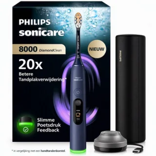 Philips Sonicare DiamondClean 8000 elektrische tandenborstel - donkerblauw - HX8311/13