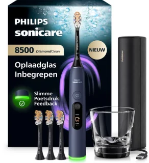 Philips Sonicare DiamondClean 8500 elektrische tandenborstel zwart