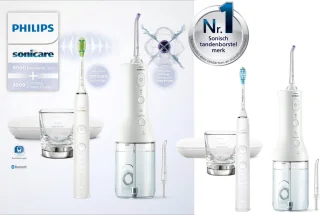 Philips Sonicare DiamondClean 9000 Elektrische tandenborstel HX3886/41 Wit