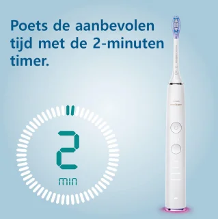 Philips Sonicare DiamondClean 9000 Elektrische tandenborstel HX3886/41 Wit