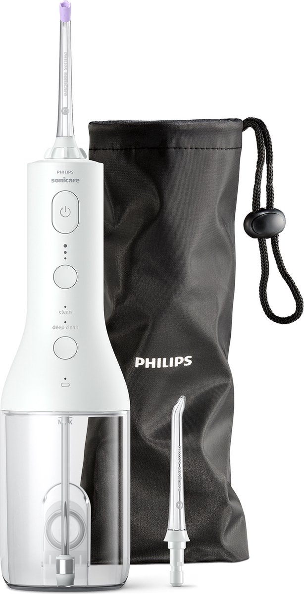 Philips Sonicare Diamondclean 9000 HX9911/27 en Power Flosser 3000 HX3806/31 Wit