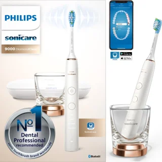 Philips Sonicare DiamondClean 9000 HX9911/94 Wit Rose