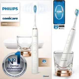 Philips Sonicare DiamondClean 9000 HX9911/94 Wit Rose