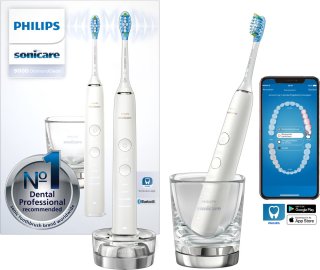 Philips Sonicare DiamondClean 9000 HX9914/55 elektrische tandenborstel wit 2-pack