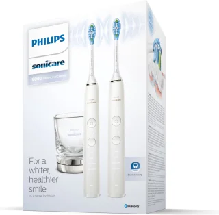Philips Sonicare DiamondClean 9000 HX9914/55 elektrische tandenborstel wit 2-pack
