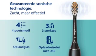 Philips Sonicare Diamondclean Smart 9400 HX9918/89 Zwart elektrische tandenborstel