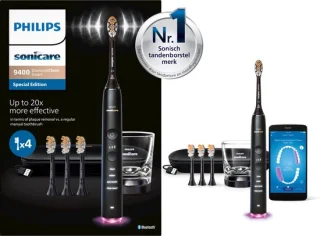 Philips Sonicare Diamondclean Smart 9400 HX9918/89 Zwart elektrische tandenborstel