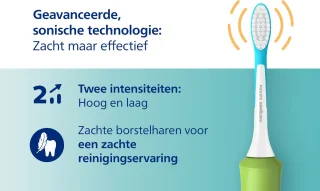 Philips Sonicare For Kids Elektrische tandenborstel HX6352/11 Groen