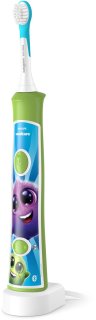 Wat vinden we goed aan de Philips Sonicare For Kids Elektrische tandenborstel HX6352/11 Groen