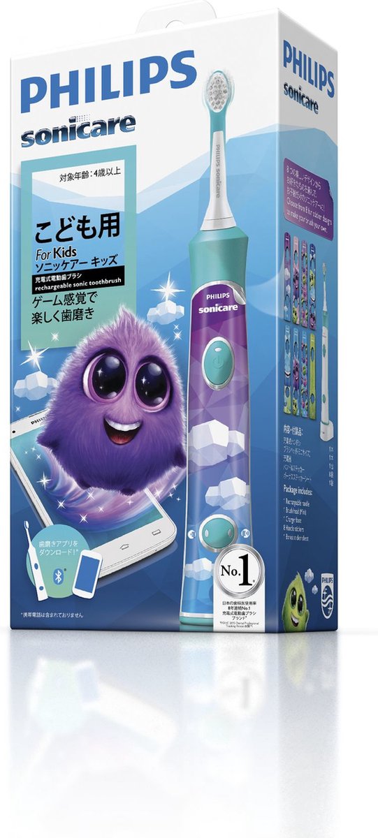 Philips Sonicare for Kids HX6321/03 Elektrische Tandenborstel Blauw