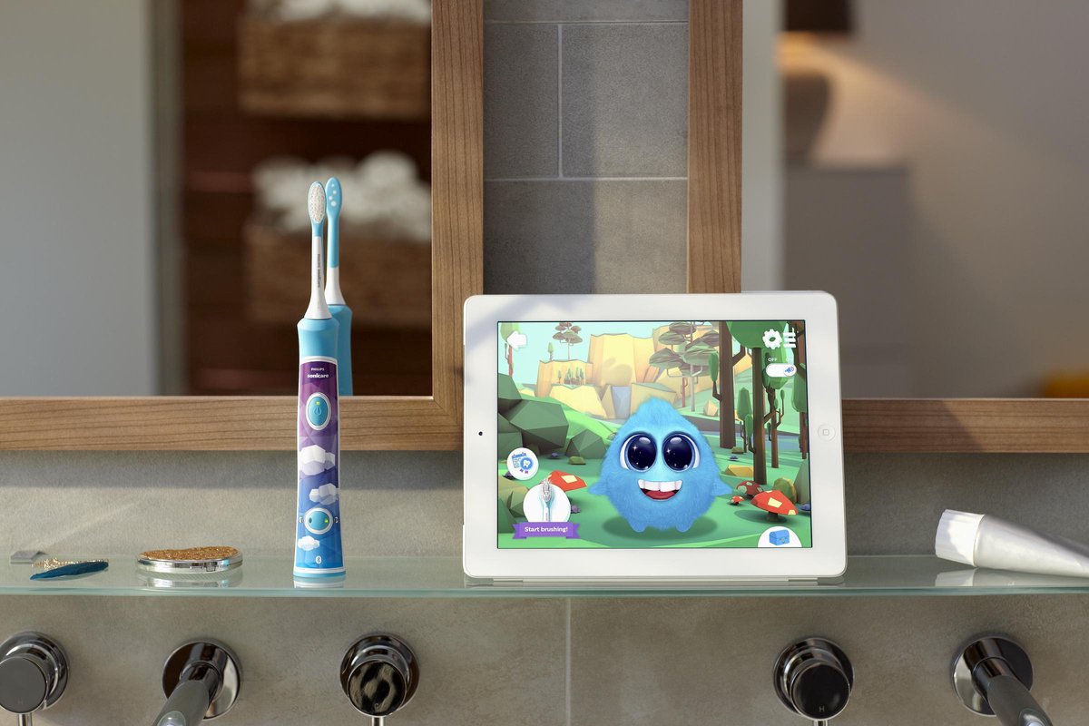Philips Sonicare for Kids HX6321/03 Elektrische Tandenborstel Blauw
